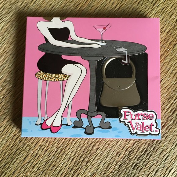 💖4/$25 Purse Holder - Silver Metal - Picture 1 of 7